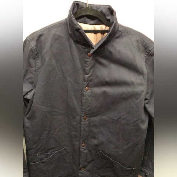 P.A.M. PAM 'PERKS AND MINI' MENS Reversible Jacket Medium Blue Brown EUC RARE - Picture 15 of 16